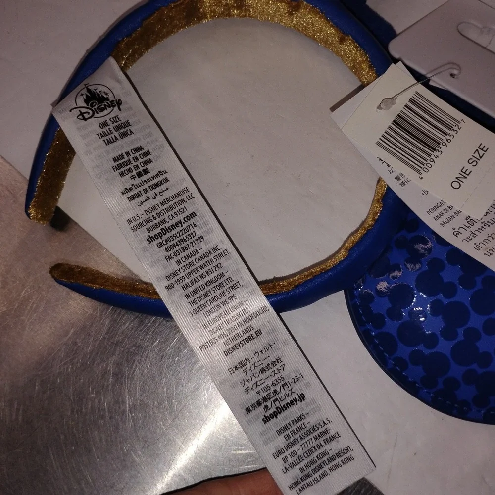 Disney Parks Walt Disney World Blue Minnie Mouse‎ Ears